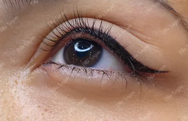Eyeliner sonrası görünüm